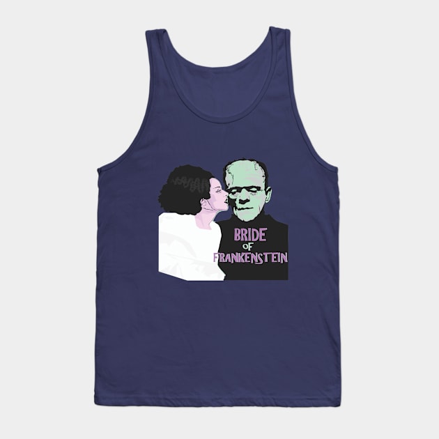 Bride of Frankenstein Tank Top by attackofthegiantants